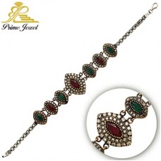 Gümüş Otantik Taşlı Biezik /Bileklik